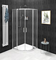 GELCO SIGMA SIMPLY íves zuhanykabin, 800x800mm, R550, transzparent üveg