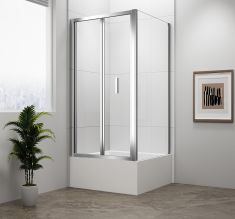 DEEP szögletes zuhanykabin 1000x750mm, balos/jobbos,transparent