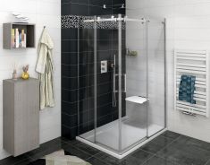 DRAGON szögletes zuhanykabin 1000x1200mm, balos/jobbos, sarokbelépős