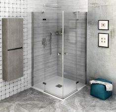 FORTIS LINE szögletes zuhanykabin 1200x1200mm, sarokbelépős