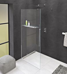 POLYSAN MODULAR SHOWER Fix zuhanyfal, törölközőtartó lyukakkal, 1000mm