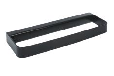 BELLA Törölközőtartó a szekrény oldalára, 250mm, matt fekete