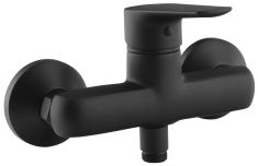 AQUALINE LOTTA zuhanycsaptelep zuhanyszett nélkül, fekete