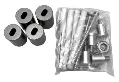 Tartalék felfogató szett COLONNA IR143, IR145, IR146 radiátorhoz, metál ezüst