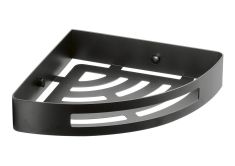 SMART sarokpolc zuhanyzóba, 210x45x210mm, matt fekete