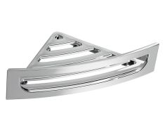 sarokpolc zuhanyzóba, 230x75x230mm, ABS/króm