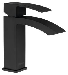 GINKO mosdócsaptelep leeresztő nélkül, matt fekete