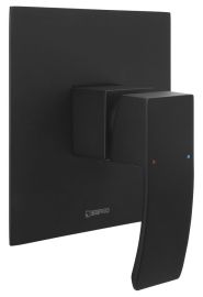 GINKO falba süllyesztett csaptelep, zuhanyszett nélkül, matt fekete