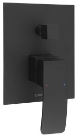 GINKO falba süllyesztett csaptelep, 2-irányú váltóval, zuhanyszett nélkül, matt fekete