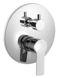 BRUCKNER BARON zuhanycsaptelep színkészlet, 2 irányú, króm