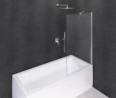 POLYSAN MODULAR SHOWER kádparaván, 1000x1500mm, transzparent üveg