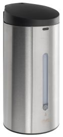 érintésmentes folyékony szappanadagoló, 650mm, csiszolt inox