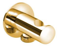 fix zuhanytartó fali csatlakozóval, 1/2", arany