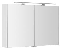 LUCIE tükrösszekrény, 106x70x17cm, fehér