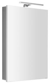 GRETA tükrösszekrény LED világítással, 50x70x14cm, matt fehér