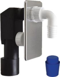 BRUCKNER Falbaépíthető mosógép szifon, 40/50mm