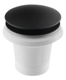 POLYSAN klik-klak kádlefolyó, matt fekete