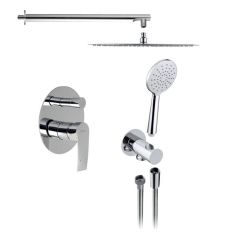 TREVIA falba süllyesztett csaptelep, 2-irányú váltóval, zuhanyszettel, króm