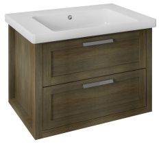 LARITA mosdótartó szekrény, 77x55x48cm, grafit tölgy