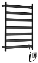 ELIAS elektromos törölközőszárító radiátor, 490x730x110mm, 105W, matt fekete