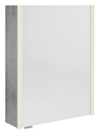 ALIX tükrösszekrény LED világítással, 56x70x17,5cm, ezüst tölgy