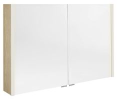 ALIX tükrösszekrény LED világítással, 106x70x17,5cm, bardíni szilva