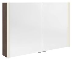 ALIX tükrösszekrény LED világítással, 106x70x17,5cm, rusztikus fenyő