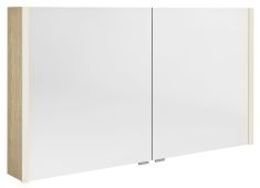 ALIX tükrösszekrény LED világítással, 126x70x17,5cm, bardíni szilva