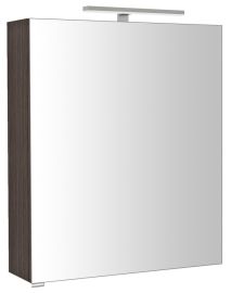 RIWA tükrösszekrény LED világítással, 60x70x17cm, rusztikus fenyő