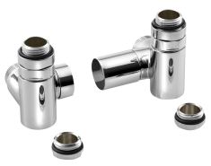 CORNER COMBI radiátor szelep, jobbos, króm