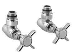 STAR csatlakozó készlet szett, sarokszeleppel, króm