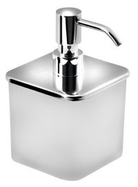 Tartalék FLORI szappanadagoló tégely és pumpa, króm