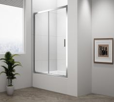 POLYSAN DEEP tolóajtó, 1600x1650mm, transzparent