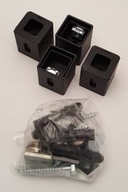 Tartalék rögzítőkészlet METRO LIGHT radiátorhoz, matt fekete