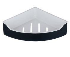 AQUALINE SAMBA sarok szappantartó, fekete