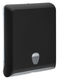 COLORED papíradagoló, 29x40x13cm, ABS, matt fekete