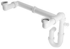 BRUCKNER mosogatószifon, 1"1/2, 40mm