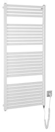 AQUALINE TONDI-E elektromos fürdőszobai radiátor, 600x1330 mm, 600W, fehér