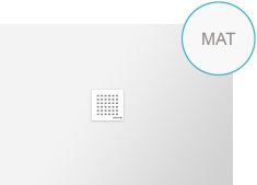 POLYSAN FLEXIA öntöttmárvány zuhanytálca, 130x90x3,5cm, matt fehér