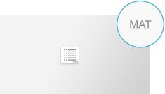 POLYSAN FLEXIA öntöttmárvány zuhanytálca, 150x80x3,5cm, matt fehér