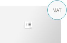 POLYSAN FLEXIA öntöttmárvány zuhanytálca, 150x90x3,5cm, matt fehér