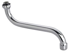 AQUALINE kifolyócső, 177mm, typ-S, króm