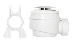 Sifon, průměr otvoru 50mm, DN40, krytka chrom