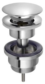 BRUCKNER klik-klak mosdólefolyó, 10-55mm, 5/4“, króm