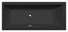 POLYSAN CLEO kád, 180x80x48cm, matt fekete