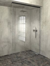 POLYSAN ARCHITEX LINE beépítési szett padlóhoz, falhoz, plafonhoz, max:1600mm, matt fekete