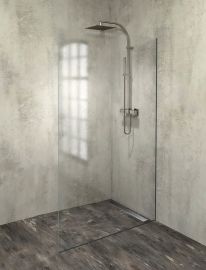 POLYSAN ARCHITEX LINE beépítési szett padlóhoz, falhoz, max:1200mm, matt fekete