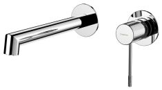 SOLARIS falbasüllyesztett mosdócsaptelep, króm