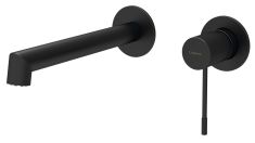 SOLARIS falbasüllyesztett mosdócsaptelep, matt fekete