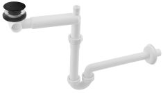 URBINO mosogatószifon, klik-klak lefolyóval, 1"1/4, 32mm,